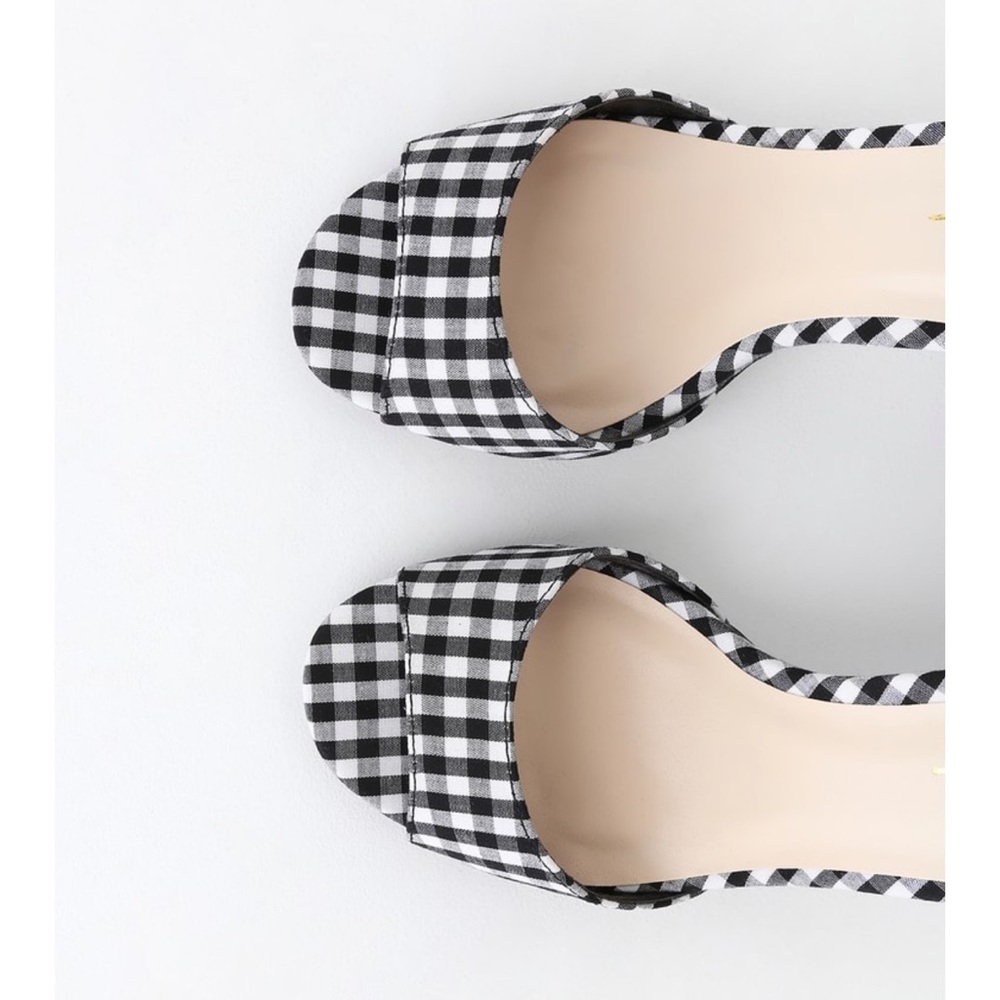 Checkered Block Heel. Size 5.5. Brand New! - Picture 3 of 6